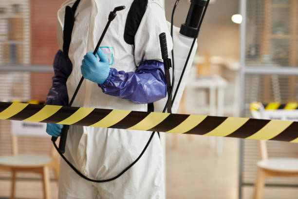 Professional Biohazard Cleanup technician working in Greenwich, OH